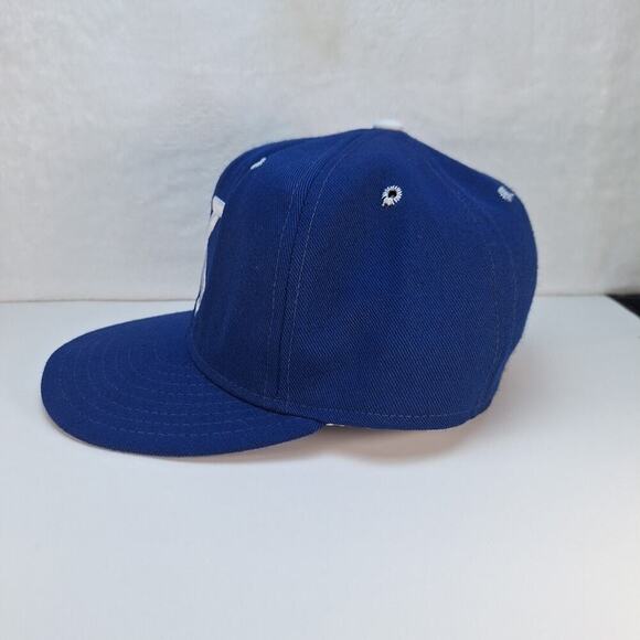 Vintage Kentucky Wildcats Blue Basic "K" 1990s Pro Line Pro Model USA Hat 7 1/8 - Picture 3 of 8